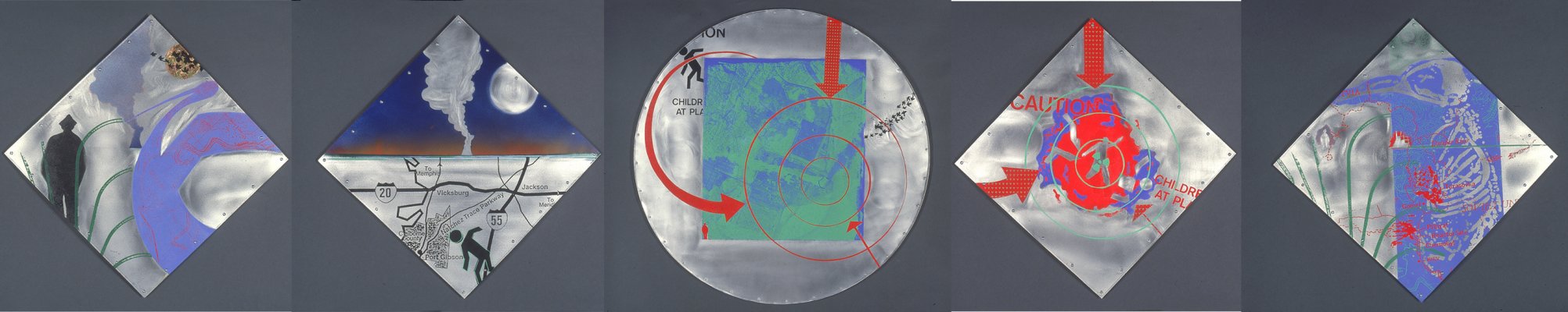 Five Views of Grand Gulf Nuclear Power Plant