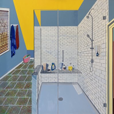 Bathroom Triptych Panel 3